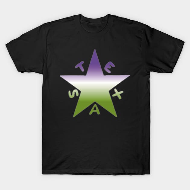 Texas Pride- Genderqueer-Textless T-Shirt by SoulrEclips